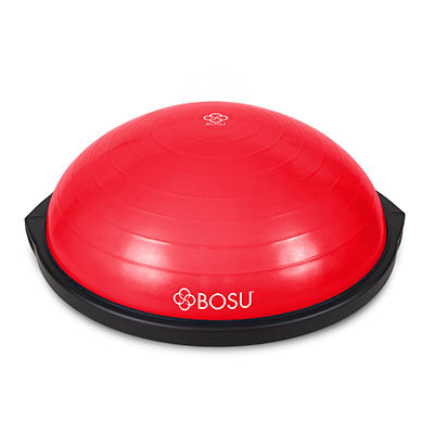 BOSU BYOB Home Balance Trainer, Red Bladder/Black Rim — for Balance Training and Fall Prevention