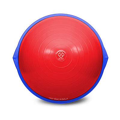 BOSU BYOB Home Balance Trainer, Red Bladder/Blue Rim — for Balance Training and Fall Prevention