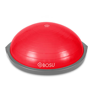 BOSU BYOB Home Balance Trainer, Red Bladder/Grey Rim — for Balance Training and Fall Prevention