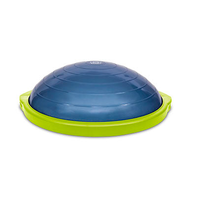 BOSU Sport Balance Trainer, Blue Bladder/Lime Green Rim — for Balance Training and Fall Prevention