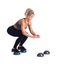 BOSU Balance Pod, Blue/Grey, Pack of 4 — for Balance Training and Fall Prevention
