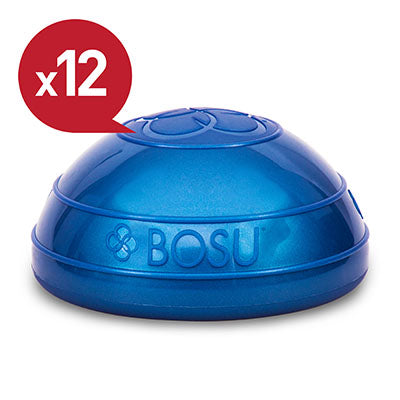 BOSU Balance Pod, Blue, Pack of 12 — for Balance Training and Fall Prevention