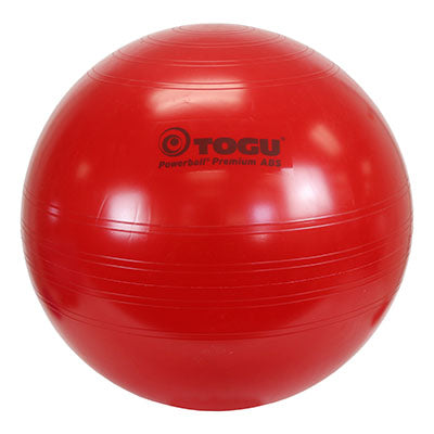 Togu Powerball Premium ABS, 75 cm (30 in), Red — for Treatment and Examination Rooms