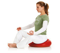 Togu Dynair Larger Cushions, XXL Meditation/Yoga - 20" Red — for Elevated Positioning and Comfort