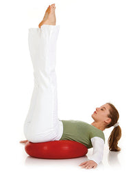 Togu Dynair Larger Cushions, XXL Meditation/Yoga - 20" Red — for Elevated Positioning and Comfort