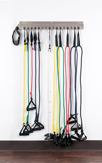 Web-Slide Exercise Rail, Accessory, Professional Equipment Assortment — for Wall-Mounted Resistance Band Training