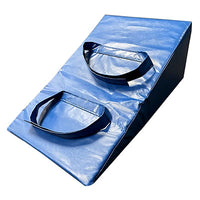 CanDo Incline Mat with positioning straps, 14 inch height — for Exercise and Therapy Floor Work