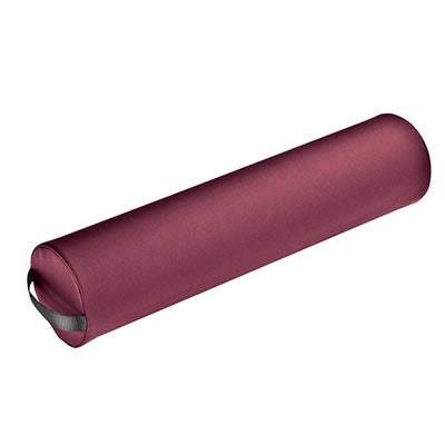 3B Scientific Full Round Bolster - 25" L x 4.5" Dia - Burgundy — for Massage Therapy and Muscle Recovery