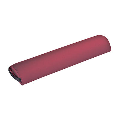 3B Scientific Half Round Bolster - 24.5" L x 6" Dia - Burgundy — for Massage Therapy and Muscle Recovery