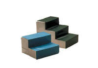 Skillbuilders 2-step stairs, small, foam, 24"L x 22"W x 14"H — for Activity Units in Clinical and Institutional Care