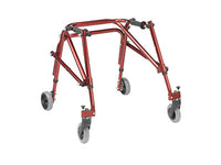 Drive Nimbo Posterior Walker, Castle Red — for Safe and Supported Mobility