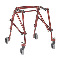Drive Nimbo Posterior Walker, Castle Red — for Safe and Supported Mobility