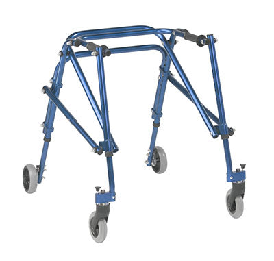 Drive Nimbo Posterior Walker, Young Adult, Knight Blue — for Safe and Supported Mobility