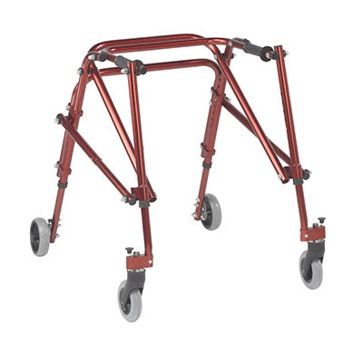 Drive Nimbo Posterior Walker, Young Adult, Castle Red — for Safe and Supported Mobility
