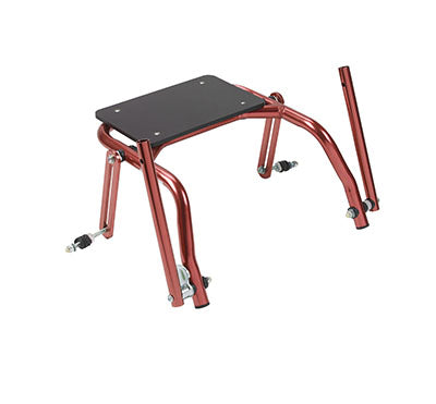 Drive Nimbo Posterior Walker Seat Attachment, Junior, Castle Red — for Safe and Supported Mobility