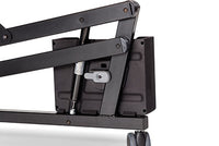 Rifton Adaptive Desk with Casters, Tilt, Black Top with Raised Edge, Elbow Supports, Side Storage Box, Anti-tip Rollers, Device Mount Adapter, and Slide on Ledge — for Pediatric Furniture in Clinical and Institutional Care