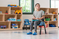 Rifton Compass Chair with Standard Legs, Low Friction, Size 1 — for Seating Systems in Clinical and Institutional Care