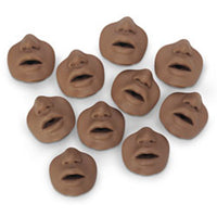 Heartsmart  Simulaids 10 packs Kyle African-American Channel Design Mouth/Nosepiece