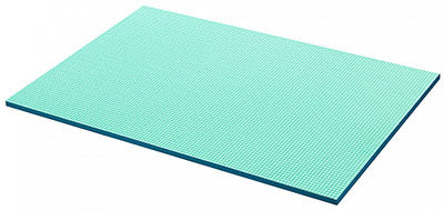 Airex Exercise Mat, Titania 200, 79" x 49" x 1.25", Water Blue — for Exercise and Therapy Floor Work