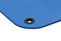 Airex Exercise Mat, Coronella 185, 72" x 23" x 0.6", Blue, Eyelets, Case of 10 — for Exercise and Therapy Floor Work
