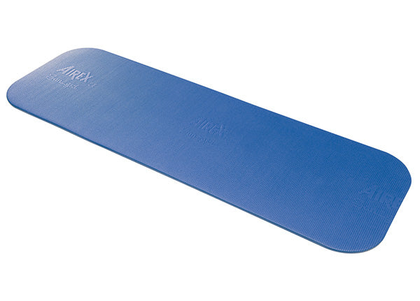 Airex Exercise Mat, Coronella 185, 72" x 23" x 0.6", Blue — for Exercise and Therapy Floor Work