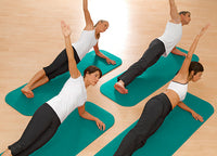 Airex Exercise Mat, Fitline 180, 71" x 24" x 0.4", Aqua, Case of 15 — for Exercise and Therapy Floor Work