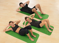 Airex Exercise Mat, Fitline 180, 71" x 24" x 0.4", Lime, Case of 15 — for Exercise and Therapy Floor Work