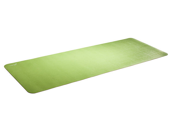 Airex Exercise Mat, Calyana Prime Earth, Double-Sided, 73" x 26" x0 .2", Lime Green/Nut Brown — for Exercise and Therapy Floor Work