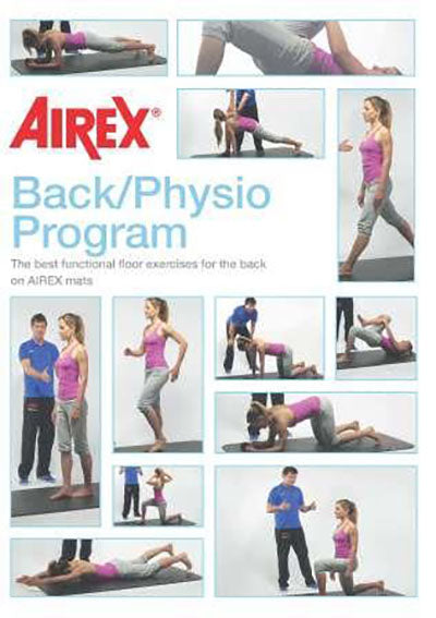Airex Mat Accessory, Back/Physiotherapy Training DVD (English), 37 mins — for Exercise and Therapy Floor Work