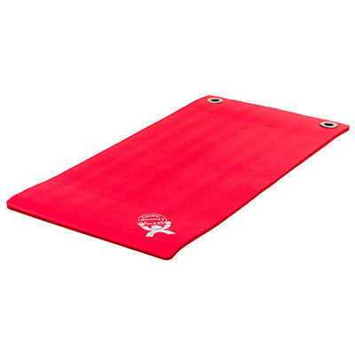 CanDo Sup-R Mat, Mercury with Grommets, 48" x 24" x 0.6", Red — for Exercise and Therapy Floor Work