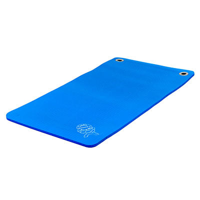 CanDo Sup-R Mat, Mercury with Grommets, 48" x 24" x 0.4", Blue — for Exercise and Therapy Floor Work