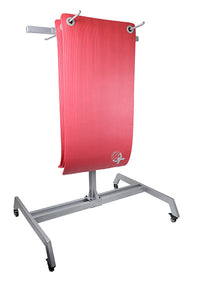 CanDo Floor Rack with Casters - Holds 30 Mats — for Exercise and Therapy Floor Work