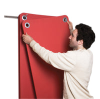CanDo Wall Mat Hanger, 43" L x 8" H x 16" D, 10 capacity — for Exercise and Therapy Floor Work