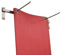 CanDo Wall Mat Hanger, 43" L x 8" H x 16" D, 10 capacity — for Exercise and Therapy Floor Work