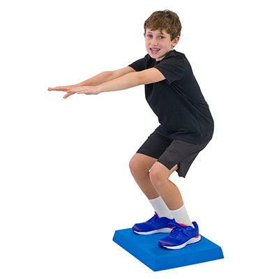 CanDo balance pad, 16" x 20" x 2.5", blue — for Balance Training and Fall Prevention