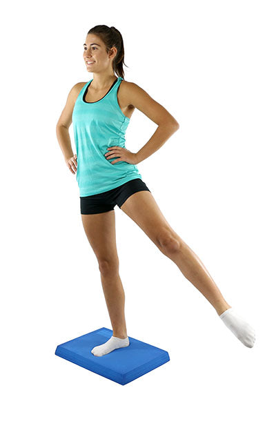 CanDo balance pad, 16" x 20" x 2.5", blue — for Balance Training and Fall Prevention