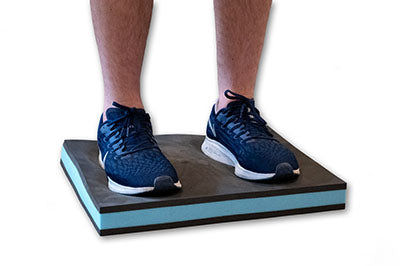 FEI Foam Balance Pad, Yellow Core (X-Soft), 15" x 18" x 2" — for Balance Training and Fall Prevention
