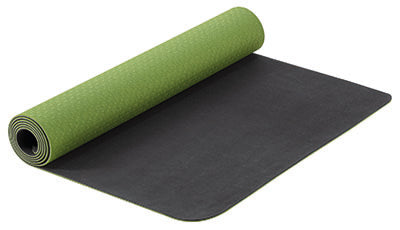 Airex Exercise Mat, Yoga ECO Pro, 72" x 24" x 0.16", Green — for Exercise and Therapy Floor Work
