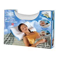 Contour Cloud Pillow — for Elevated Positioning and Comfort