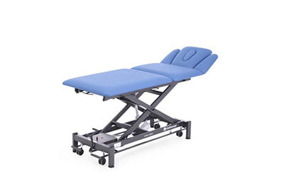 Chattanooga Galaxy, 5-Section Treatment Table with Posture Flex, Foot Bar Lift, 79 x 21 x 30", Imperial Blue — for Treatment and Examination Rooms