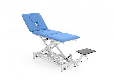 Chattanooga Galaxy TTET400, 4 Section Hi-Lo Traction Table, Foot Bar Lift, Navy Blue — for Traction Therapy