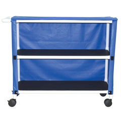 MJM Jumbo Linen Cart with Mesh or Solid Vinyl Cover