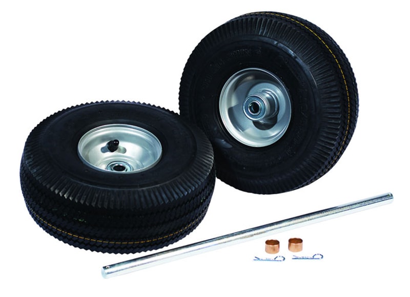 Justrite 35374 Pneumatic Wheels And Axle Set For Single Gas Cylinder Hand Trucks 10 5 Inch Industrial Safety Products
