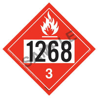 J.J. Keller 1268 Placard - Class 3 Flammable Liquid