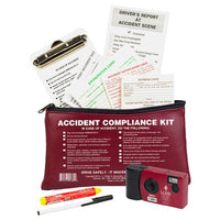 JJ Keller Accident Compliance Kit in Vinyl Pouch wth Single-Use Digital Camera