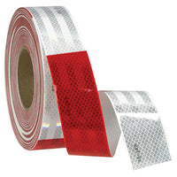 JJ Keller Conspicuity Tape Rolls for Trailers - 11" Red / 7" White, 3M Diamond Grade