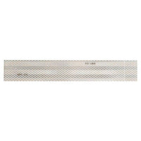 JJ Keller Conspicuity Tape Strips for Trailers - Solid White, 3M Diamond Grade