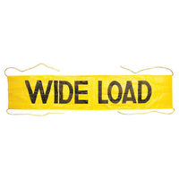 JJ Keller Mesh Wide Load Banner with Ropes Sewn In