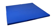 CanDo Mat with Handle - Center Fold - 2" PU Foam with Cover - 4' x 4' - Specify Color — for Exercise and Therapy Floor Work