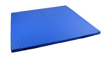 CanDo Mat with Handle - Non Folding - 2" PU Foam with Cover - 4' x 4' - Specify Color — for Exercise and Therapy Floor Work